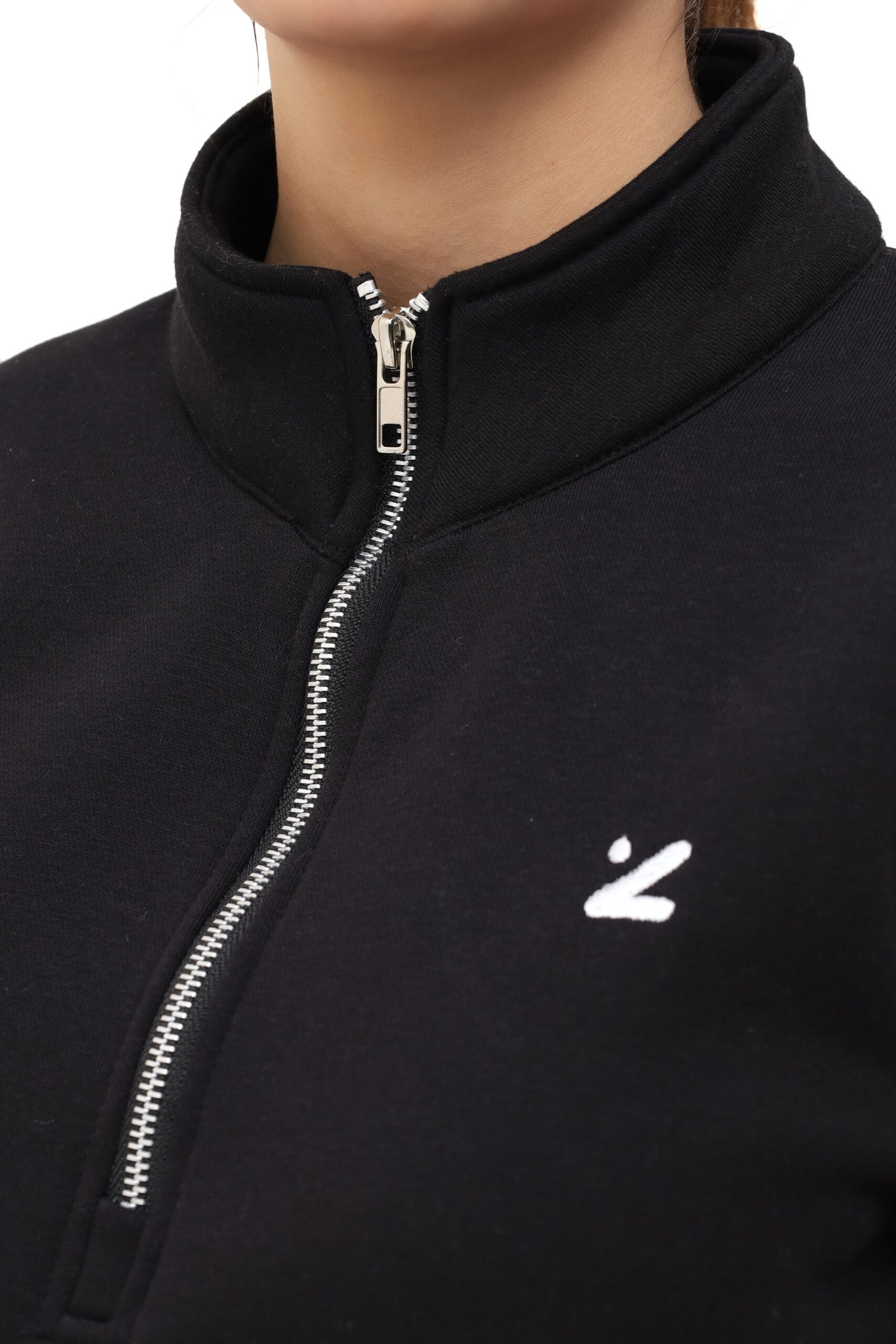 Knitted Quarter Zipper (Black) - Image 7