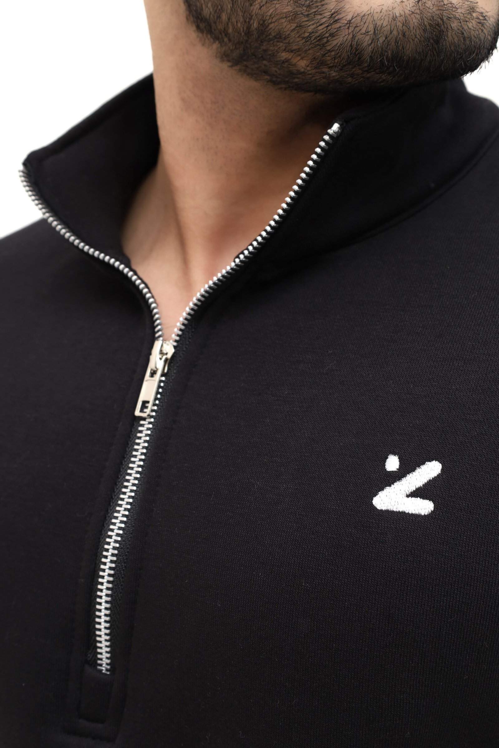 Knitted Quarter Zipper (Black) - Image 13